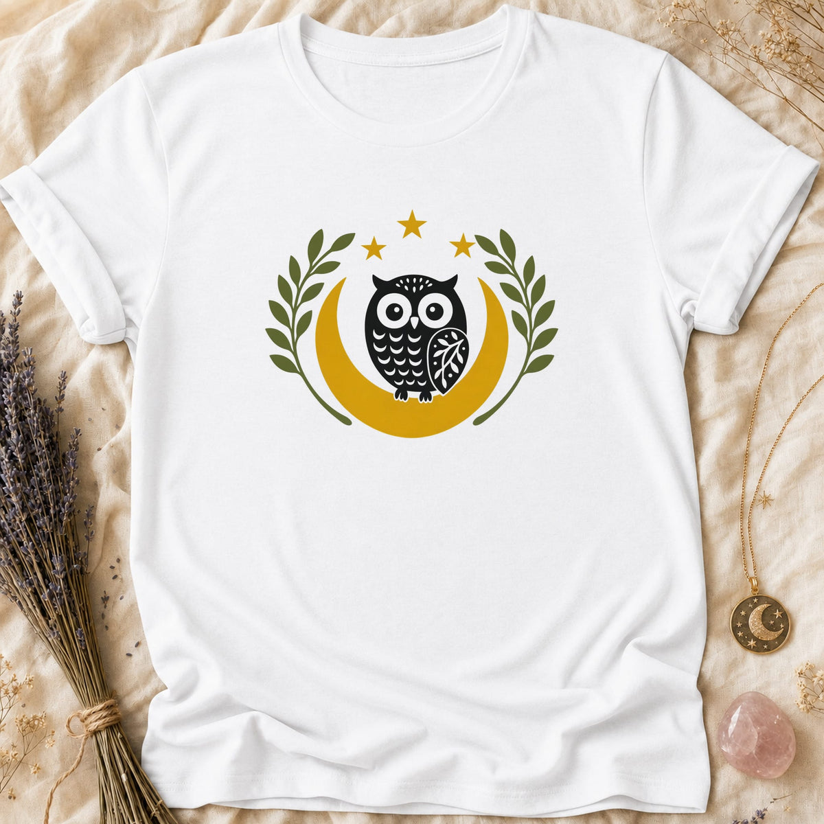 Folk Owl - White [folk-owl]