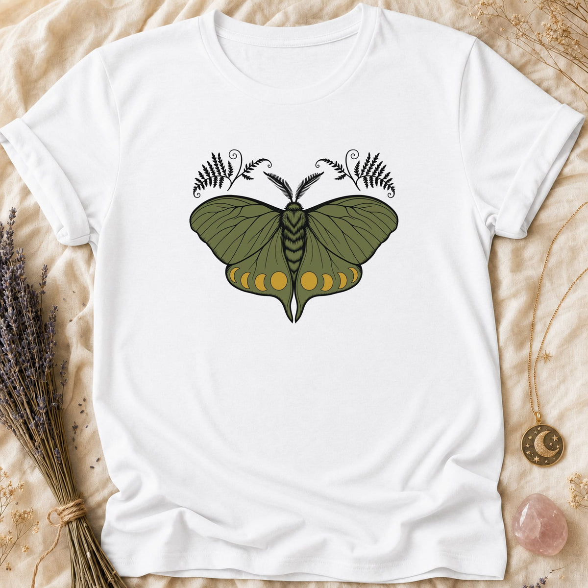 Olive Moth - White [olive-moth]
