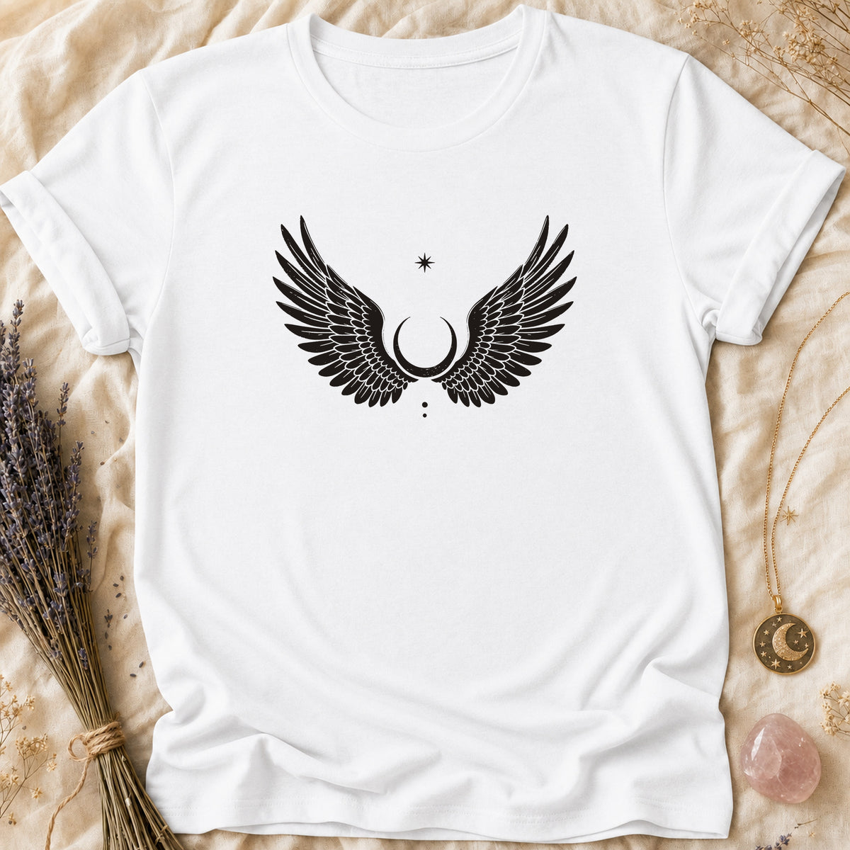 Winged Moon - White [winged-moon]